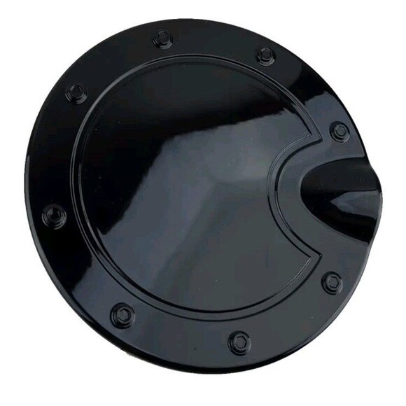 Black Side Door Fuel Tank Cover Gas Cap Trim Decor for Dodge RAM 1500 2010-2017 - Picture 2 of 5